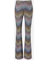 Missoni - Sequined Lame Flared Pants - Lyst