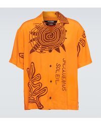 Jacquemus - La Chemise Jean Printed Bowling Shirt - Lyst