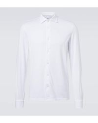 Fedeli - Hemd Jason Aus Baumwoll-Jersey - Lyst