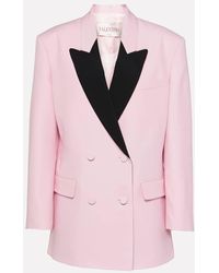 Valentino - Blazer aus Crepe Couture - Lyst