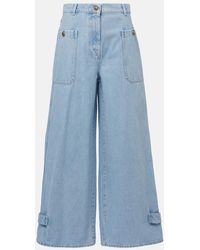 Max Mara - High-Rise Wide-Leg Jeans Pugnale - Lyst