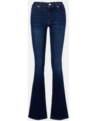 7 For All Mankind - Jean Bootcut A Taille Mi-Haute - Lyst