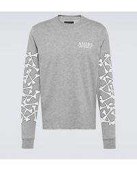 Amiri - Printed Cotton Jersey Sweatshirt - Lyst