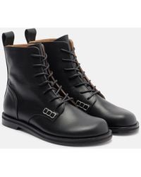 JW Anderson - Leather Lace-Up Boots - Lyst