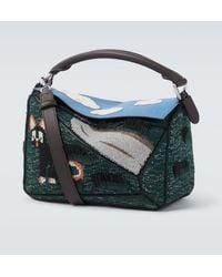 Loewe - X Louis Wain Tote Bag Futurist Cat Puzzle - Lyst