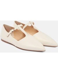 Gabriela Hearst - Lola Leather Ballet Flats - Lyst