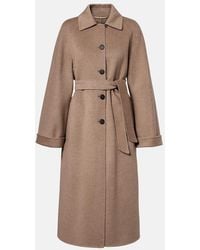 Max Mara - Centro Belted Cashmere Coat - Lyst