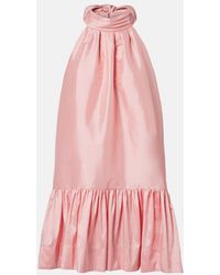 Jonathan Simkhai - Hope Bow-Detail Taffeta Minidress - Lyst