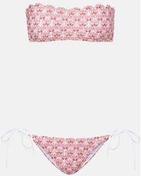 Missoni - Crochet Bandeau Bikini - Lyst
