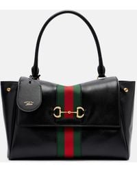 Gucci - Paparazzo Medium Leather Tote Bag - Lyst