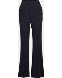 Vince - Pinstripe Flannel Straight Pants - Lyst