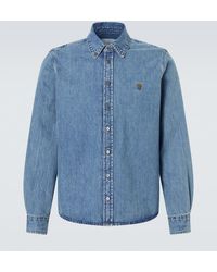 Ami Paris - Camisa De Denim - Lyst