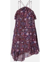 Isabel Marant - Betty Floral Halterneck Minidress - Lyst