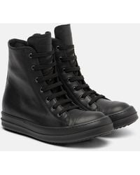 Rick Owens - Zapatillas High Top Sneaks De Piel - Lyst