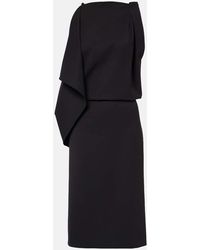 Proenza Schouler - Vestido Midi Elena En Mezcla De Lana - Lyst