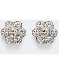 Anita Ko - Flora 18Kt Earrings With Diamonds - Lyst