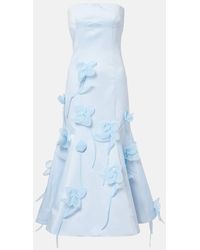 ROTATE BIRGER CHRISTENSEN - Vestido De Fiesta Con Aplique Floral - Lyst