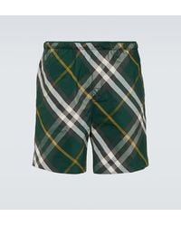 Burberry - Badeshorts Check - Lyst