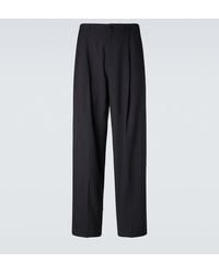 The Row - Thom Wool Wide-Leg Pants - Lyst