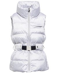Jet Set - Clara Glam Belted Puffer Vest - Lyst