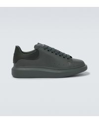 Alexander McQueen Sneakers Oversized aus Leder - Grün