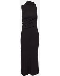 Courreges - Draped Maxi Dress - Lyst