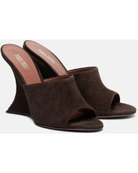 Paris Texas - Nina 105 Suede Mules - Lyst