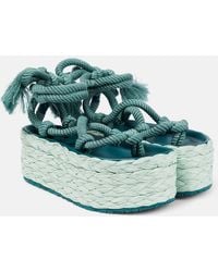 Isabel Marant - Elif Platform Espadrille Sandals - Lyst