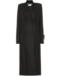 Off-White c/o Virgil Abloh Cappotto in lana - Nero