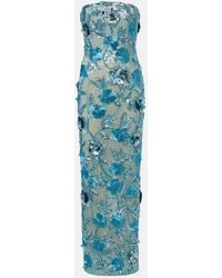 Rachel Gilbert - Pierre Embellished Bustier Gown - Lyst