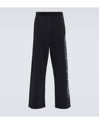 Balenciaga - Pantalon de survetement en coton - Lyst