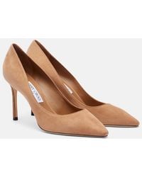 Jimmy Choo - Romy 85 Suede Pumps - Lyst