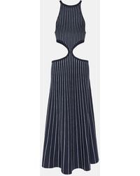 Gabriela Hearst - Tam Striped Cutout Wool And Silk Maxi Dress - Lyst