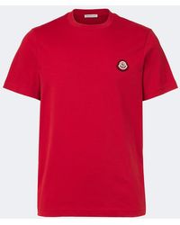 Moncler - Cotton Jersey T-Shirt - Lyst