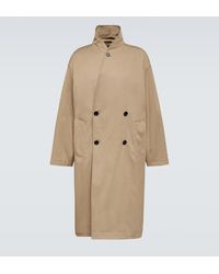 Lemaire - Trenchcoat Aus Gabardine - Lyst