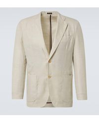 Rubinacci - Blazer Aus Wolle, Seide Und Leinen - Lyst