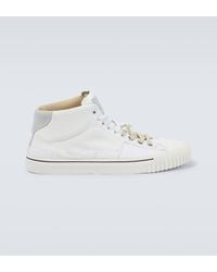Maison Margiela - New Evolution Leather High-top Sneakers - Lyst