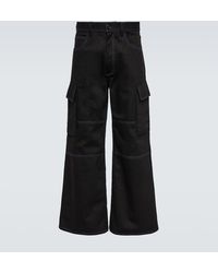 Marni - Wide-Leg Cotton Gabardine Cargo Pants - Lyst
