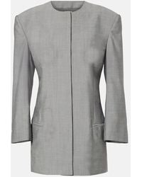 Calvin Klein - Chaqueta Parker De Lana - Lyst