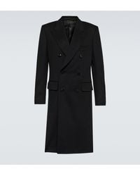 Tom Ford Zweireihiger Mantel aus Kaschmir - Schwarz