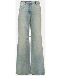 Courreges - Sailor Mid-Rise Wide-Leg Jeans - Lyst
