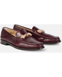Gabriela Hearst - Melchora Embellished Leather Loafers - Lyst