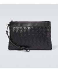 Bottega Veneta - Prism Leather Pouch - Lyst