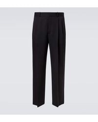 The Row - Zev Virgin Wool Straight Pants - Lyst