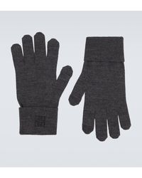 Givenchy - 4g Wool Gloves - Lyst