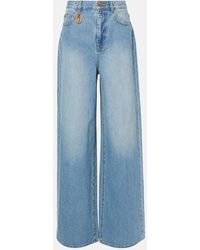 Zimmermann - Wide-Leg Jeans Crush - Lyst
