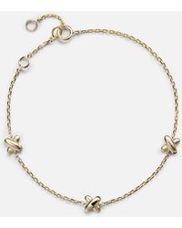 STONE AND STRAND - Bracciale Golden Kisses - Lyst