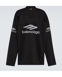 Balenciaga - Skiwear T Shirt Nero - Lyst