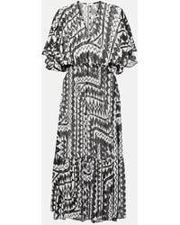 Eres - Rivage Printed Silk Maxi Dress - Lyst
