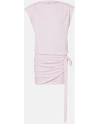 Isabel Marant - Marielle Cotton Jersey Minidress - Lyst